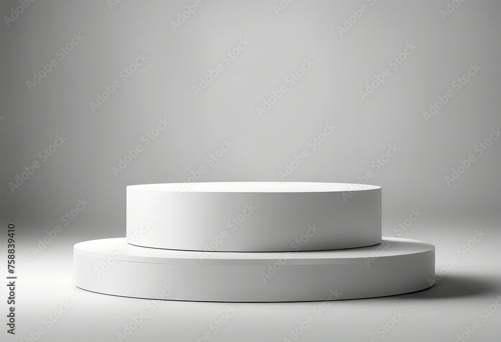 _Minimal abstract mockup background for product presentation. White step _Minimal abstract mockup background for product presentation. White step