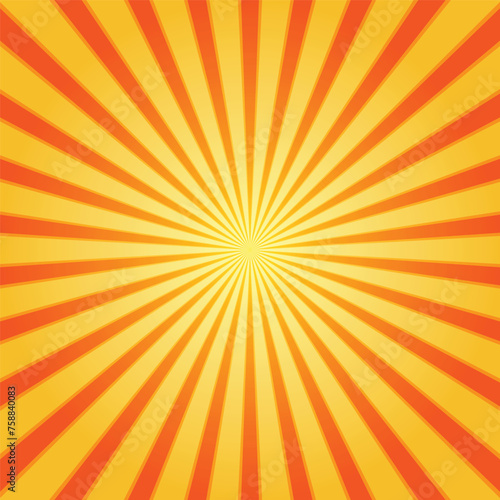 Color  vector sunburst pattern
