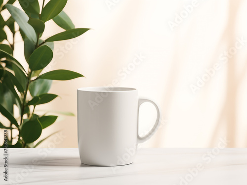a cup of coffee. mockup.