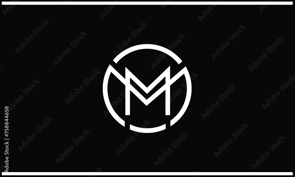 SM,MS, S, M, Abstract Letters Logo Monograms SM,MS, S, M, Abstract Letters Logo Monograms