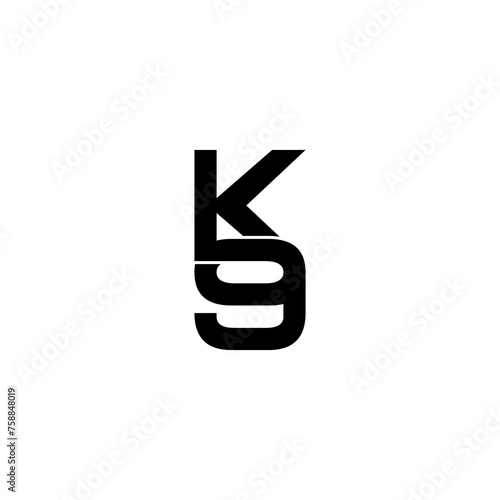 Wallpaper Mural k9 initial letter monogram logo design Torontodigital.ca