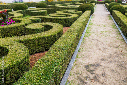 Warsaw, Poland - 28 August 2023, the Gardens of the Royal Castle photo