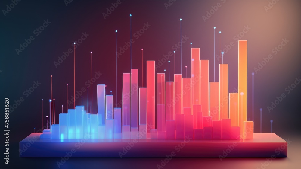 business chart financial report graph, ai business chart financial report graph, ai
