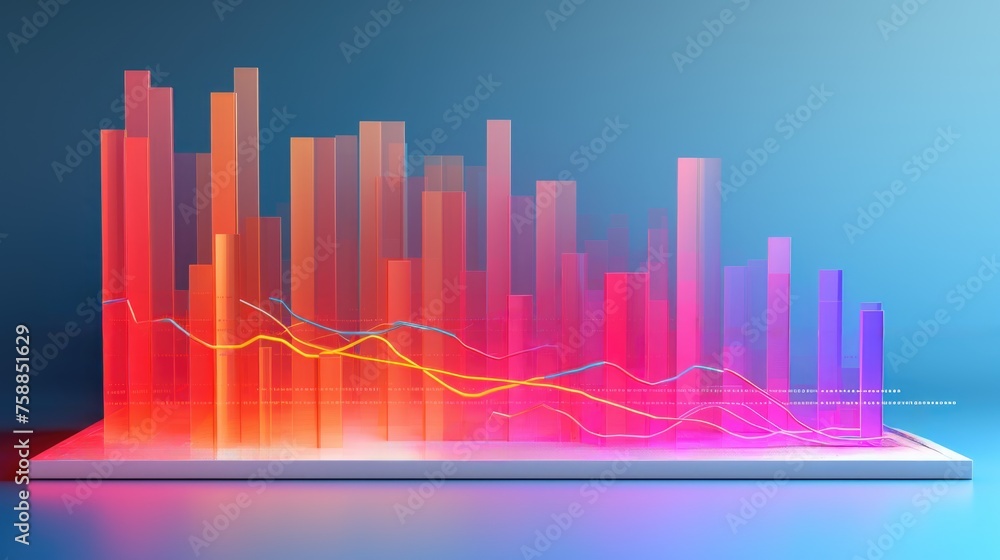 business chart financial report graph, ai business chart financial report graph, ai