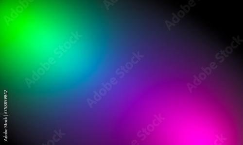 abstract colorful light leak on black background