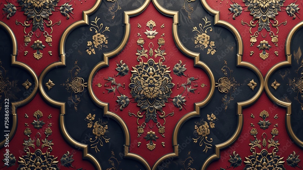 Chinese Seamless Pattern 8k Realistic Lighting Chinese Seamless Pattern 8k Realistic Lighting