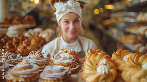 Baker's Delight, Woman in bakery, Artisanal Confections