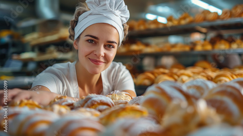 Baker's Delight, Woman in bakery, Artisanal Confections photo