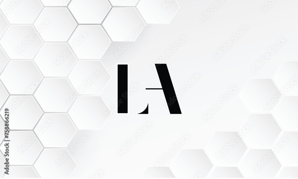AL, LA, A, L, Abstract Letters Logo Monogram AL, LA, A, L, Abstract Letters Logo Monogram