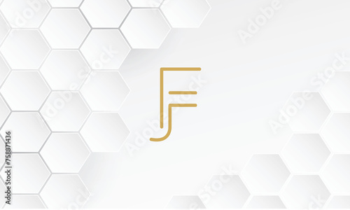 JF, FJ, J, F, Abstract Letters Logo Monogram