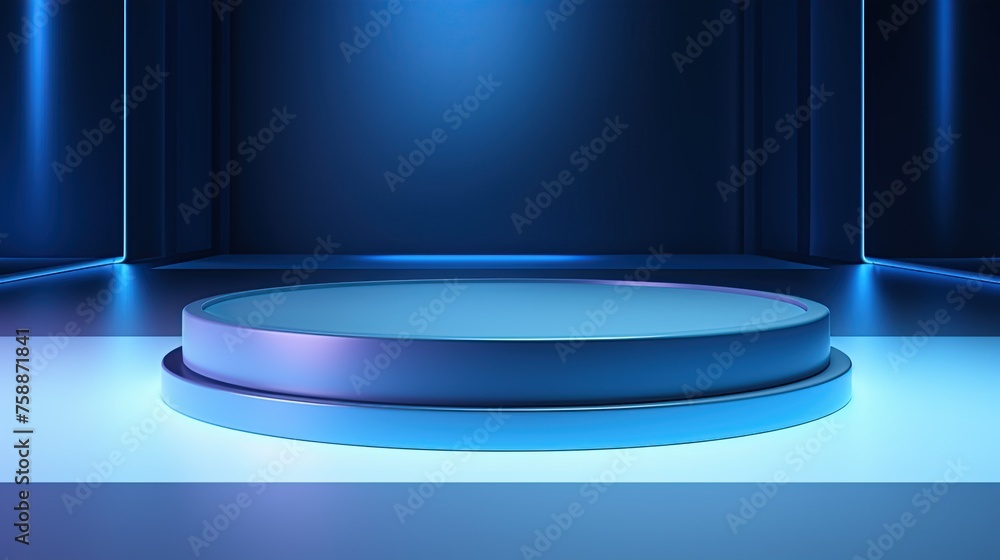 Stylish podium for goods. Commercial Image for Sale Banner Stylish podium for goods. Commercial Image for Sale Banner