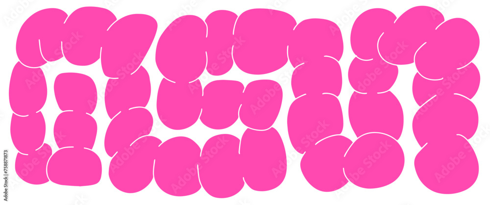Hand drawn paint doodle element vector illustration. Rounded cloud in simple y2k style on white background. Vector Design for comic, sticker, print, artwork. Hand drawn paint doodle element vector illustration. Rounded cloud in simple y2k style on white background. Vector Design for comic, sticker, print, artwork.