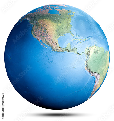 World globe - planet Earth 3d