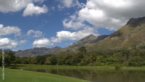 Landscape with Mountains and Lake