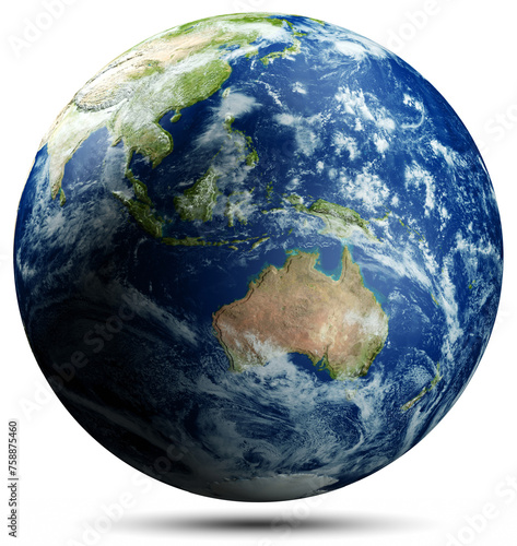 Fototapeta Naklejka Na Ścianę i Meble -  South-East Asia, Australia - planet Earth
