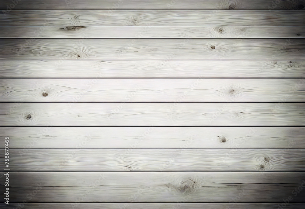 Obraz premium White wood plank texture background stock illustrationWood - Material White Color Backgrounds Plank - Timber Textured