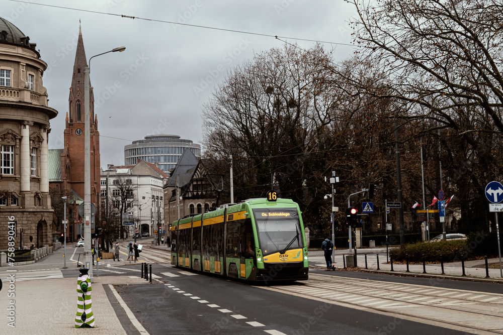 Obraz premium tram in the city