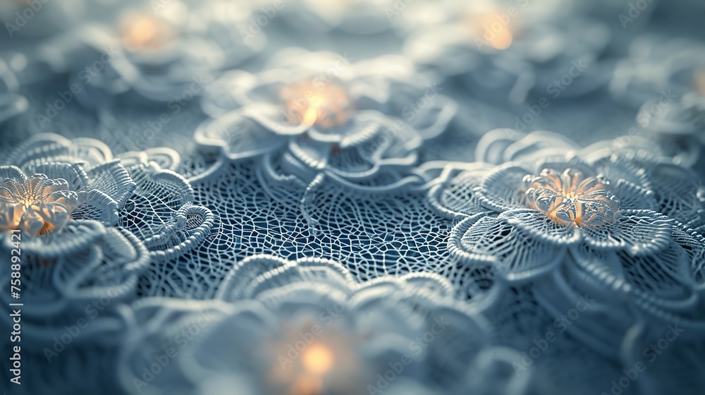 Obraz premium Lace Pattern 8K Realistic Lighting Unreal Engine