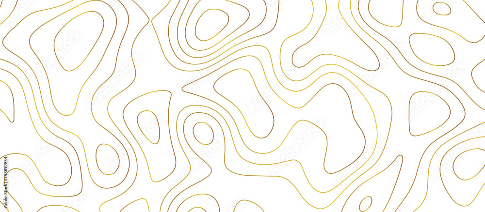 abstract golden wave paper curved reliefs background. Topography map pattern, Geographic curved, vector illustration. seamless textrue, vintage waves. Panorama view multicolor wave curve line. abstract golden wave paper curved reliefs background. Topography map pattern, Geographic curved, vector illustration. seamless textrue, vintage waves. Panorama view multicolor wave curve line.