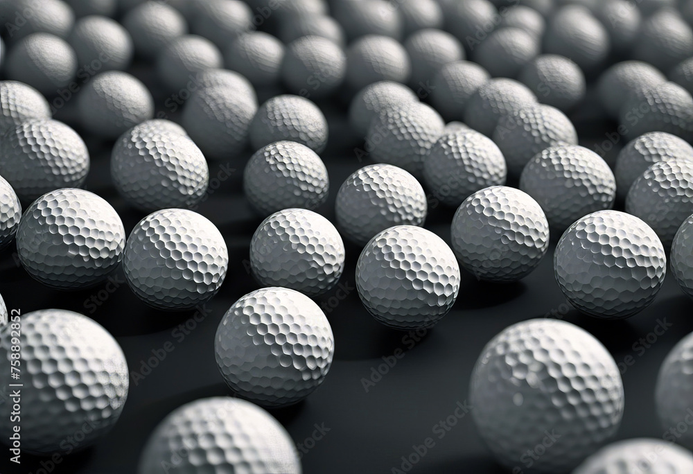 Seamless golf ball pattern stock illustration