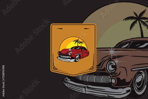 Classic car logos show the timeless beauty and luxury of ancient vehicles. With an elegant and iconic design, this logo brings a touch of nostalgia and grandeur to driving.