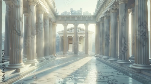 Greek Mythology the Pantheon on Mount Olympus