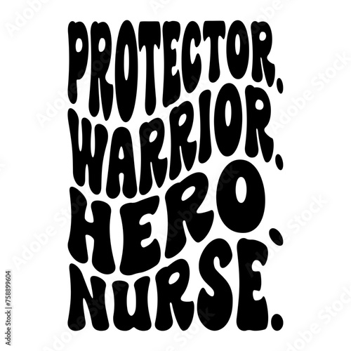 Quadro su tela Protector Warrior Hero Nurse