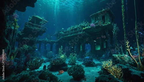 underwater world map