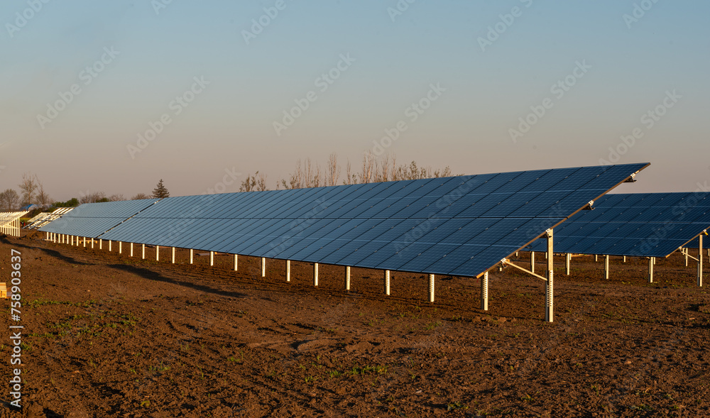 Solar park generating green energy