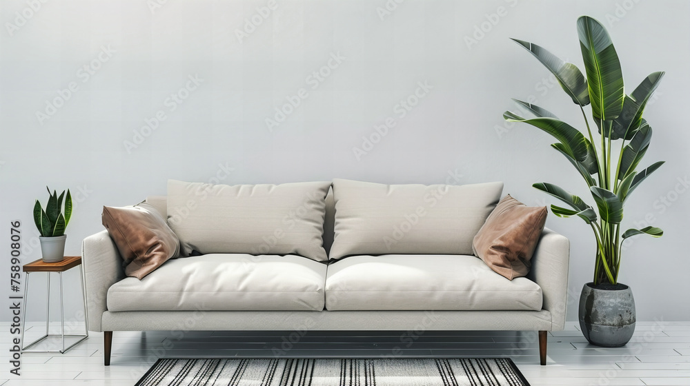 Cozy Modern Living Room with Stylish Sofa and Minimalist Decor, Creating a Warm and Inviting Space for Relaxation and Gathering Cozy Modern Living Room with Stylish Sofa and Minimalist Decor, Creating a Warm and Inviting Space for Relaxation and Gathering