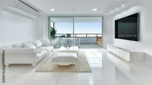 Luxury Modern Interior with Elegant Sofa and Contemporary Design  Showcasing a Spacious and Comfortable Living Area for Sophisticated Living