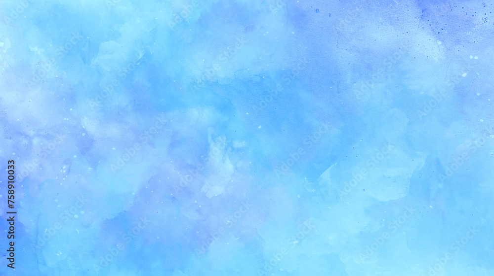 Abstract blue Watercolor background