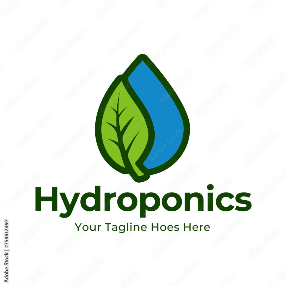 hydroponics logo vector illustration design isolated on white background hydroponics logo vector illustration design isolated on white background
