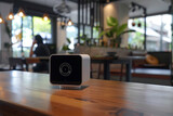 Connected air quality sensors monitoring indoor pollution levels and automatically adjusting ventilation systems.