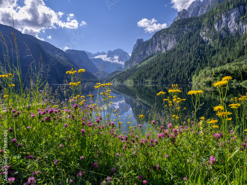 Hoher Dachstein mit Vorderem Gosausee