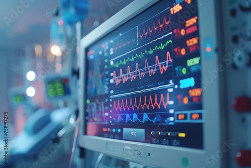 Connected medical devices transmitting patient vital signs to healthcare providers for remote monitoring.