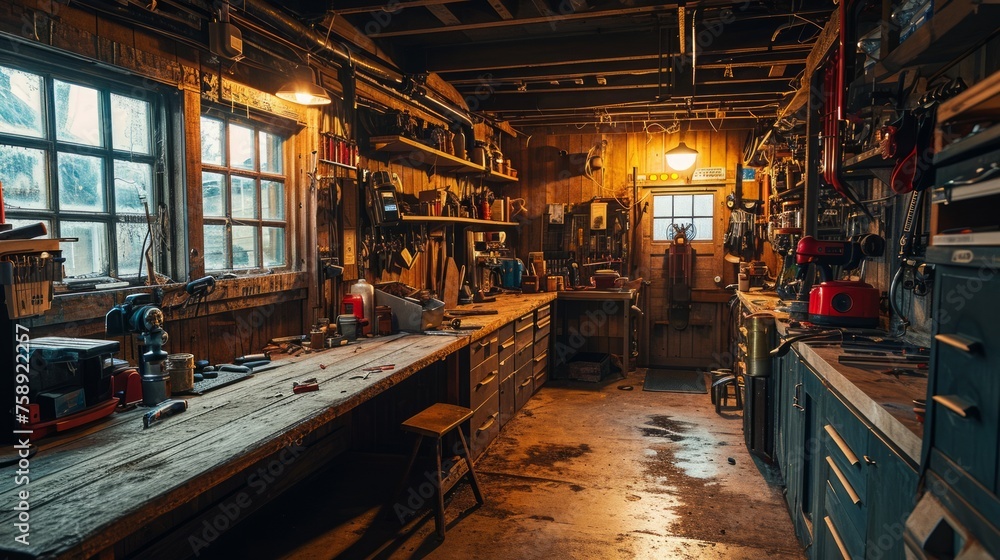 Generative AI DIY enthusiast, power tools, organized chaos, array of materials, detailed and hyper-realistic garage workshop --ar 16:9 --stylize 500 --v 6 Job ID: d58463ab-9d39-4fb3-a40b-5bedd1781584 Generative AI DIY enthusiast, power tools, organized chaos, array of materials, detailed and hyper-realistic garage workshop --ar 16:9 --stylize 500 --v 6 Job ID: d58463ab-9d39-4fb3-a40b-5bedd1781584