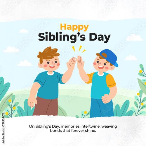 Siblings' Day with two kids...