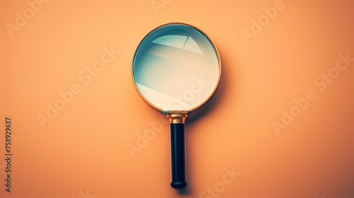 Magnifying glass, symbolizing curiosity and discovery