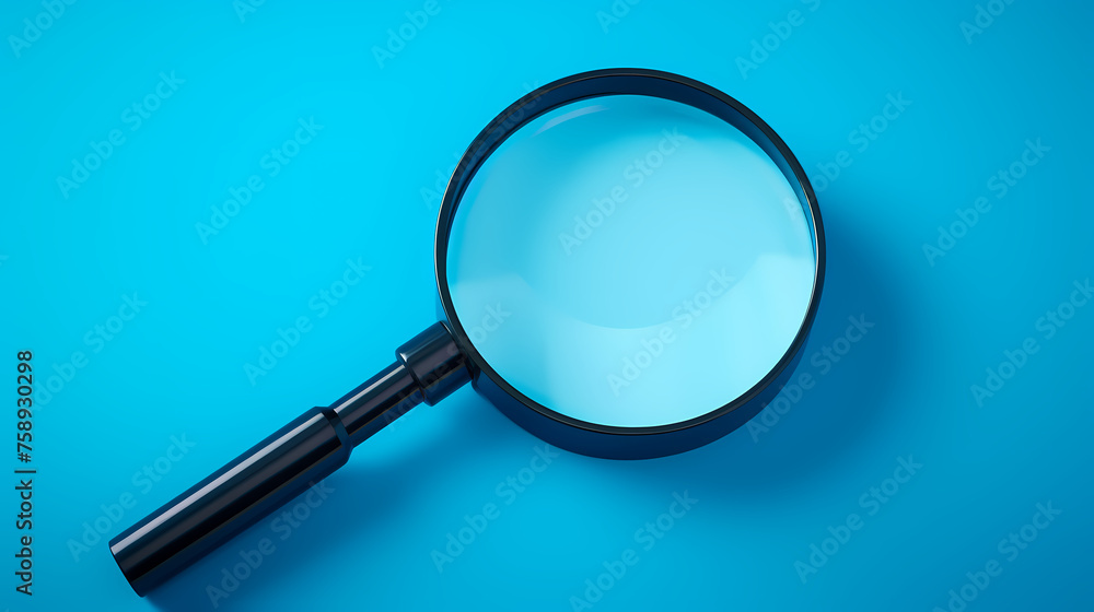 Magnifying glass, symbolizing curiosity and discovery Magnifying glass, symbolizing curiosity and discovery