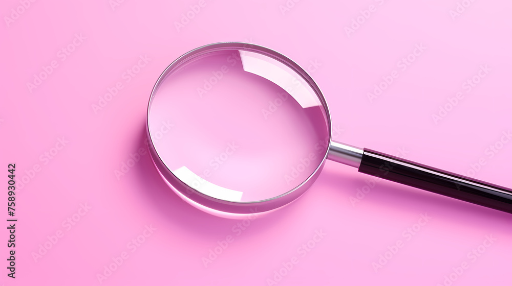 Magnifying glass, symbolizing curiosity and discovery Magnifying glass, symbolizing curiosity and discovery