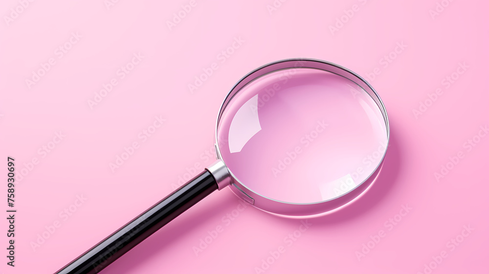 Magnifying glass, symbolizing curiosity and discovery Magnifying glass, symbolizing curiosity and discovery