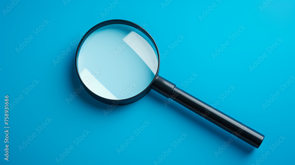 Magnifying glass, symbolizing curiosity and discovery Magnifying glass, symbolizing curiosity and discovery