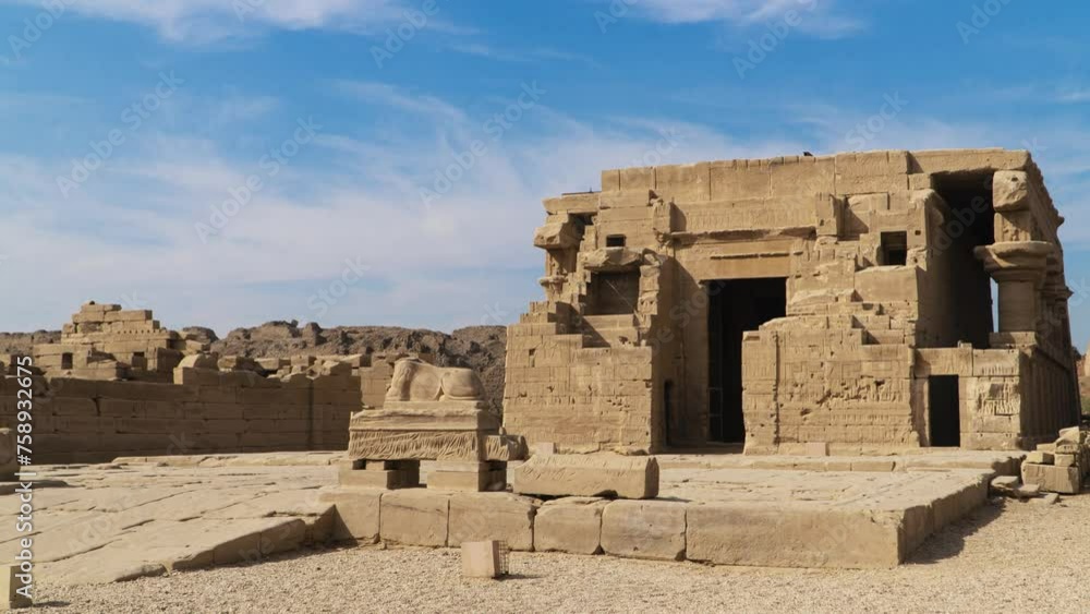 Dendera temple or Temple of Hathor. Egypt. Dendera, Denderah, is a small town in Egypt. Dendera Temple complex, one of the best-preserved temple sites from ancient Upper Egypt. Dendera temple or Temple of Hathor. Egypt. Dendera, Denderah, is a small town in Egypt. Dendera Temple complex, one of the best-preserved temple sites from ancient Upper Egypt.