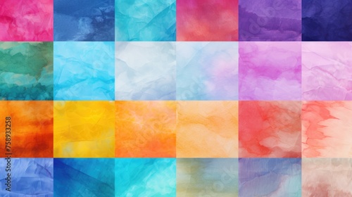 Vibrant watercolor backgrounds for various design projects