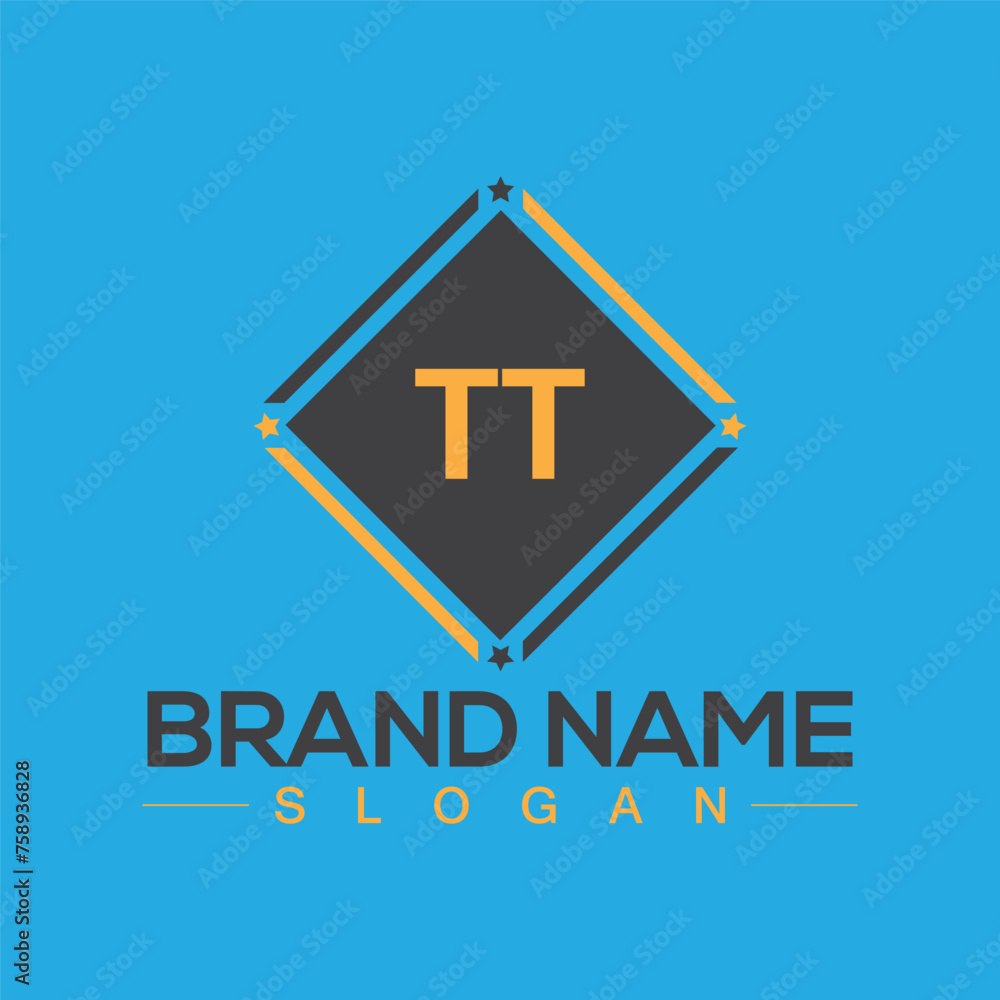 Creative letter TT unique logo design vector and Illustration Creative letter TT unique logo design vector and Illustration