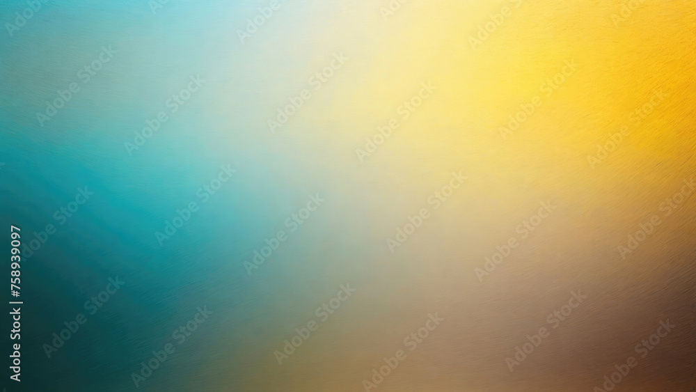 Yellow Teal grey brown, color gradient rough abstract background, grainy noise grungy Yellow Teal grey brown, color gradient rough abstract background, grainy noise grungy