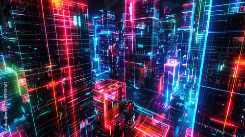 Futuristic Neon City