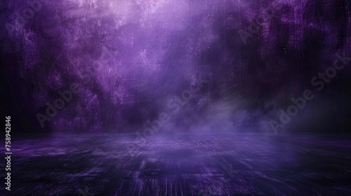 Abstract purple background with a mystical haze effect and textured surface  ideal for creative design space