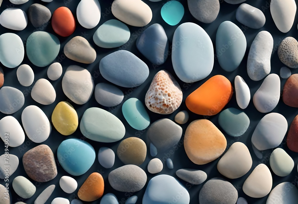pebbles on the beach pebbles on the beach